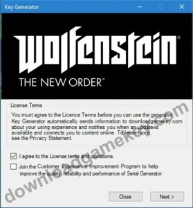 Wolfenstein the new order keygen serial key generator